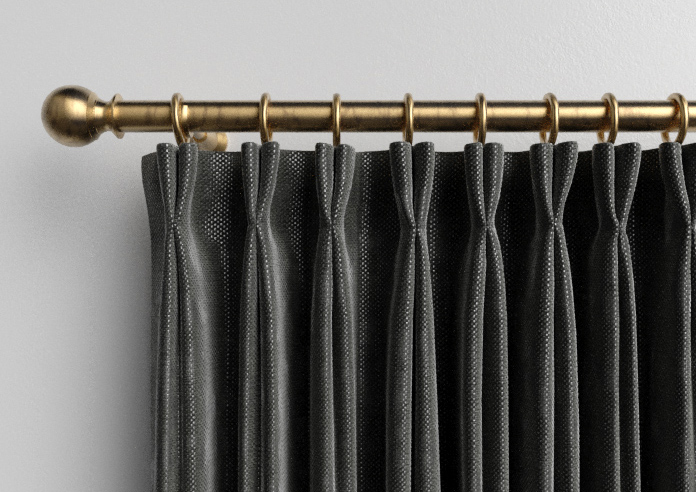 Oleander, Charcoal - Made to Measure Curtains - Image 10